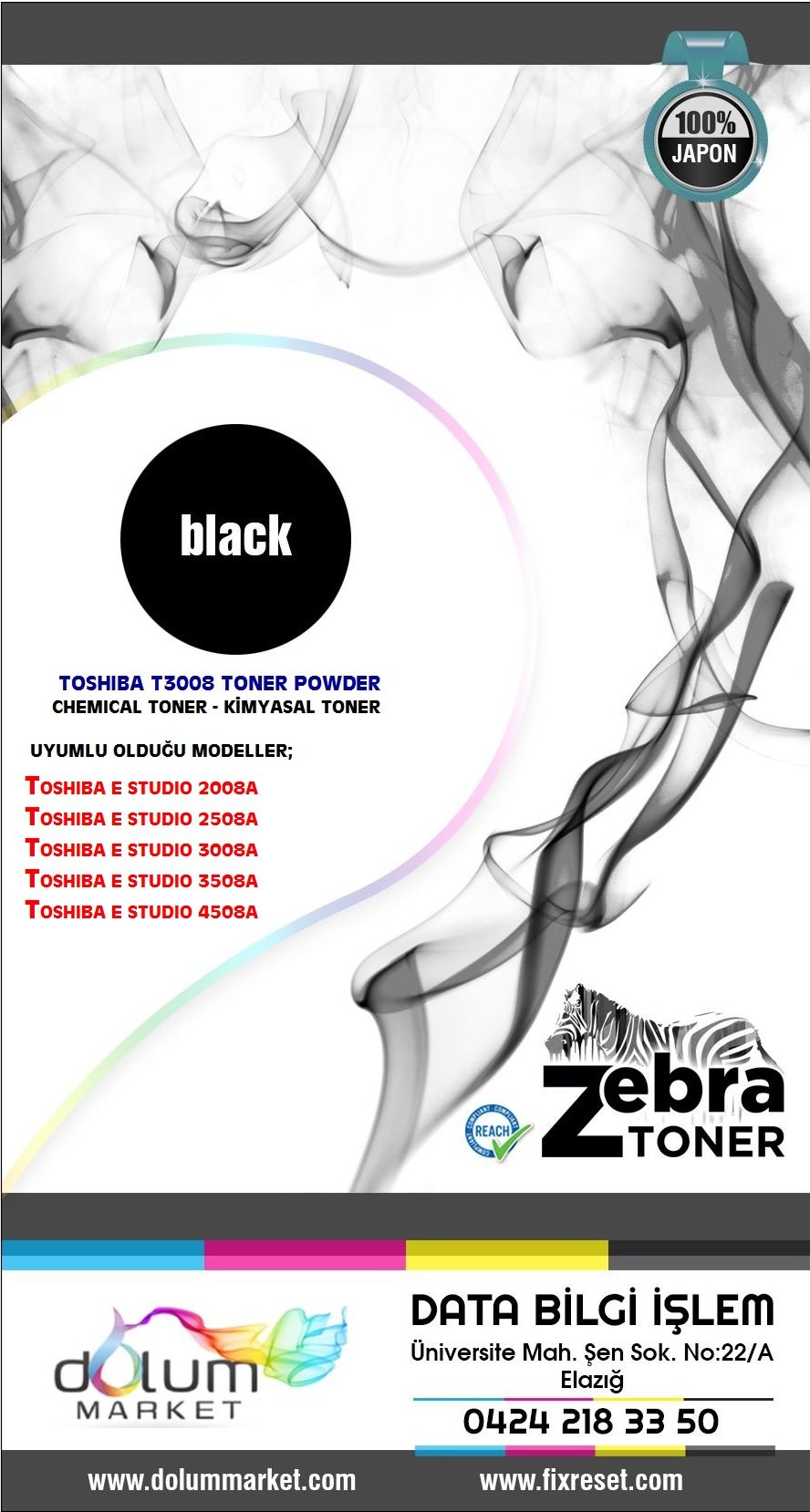 Toshiba T-3008P Toner,Toshiba 2508A 2008A 3008A 3508A 4508A Toner Dolum Toz
